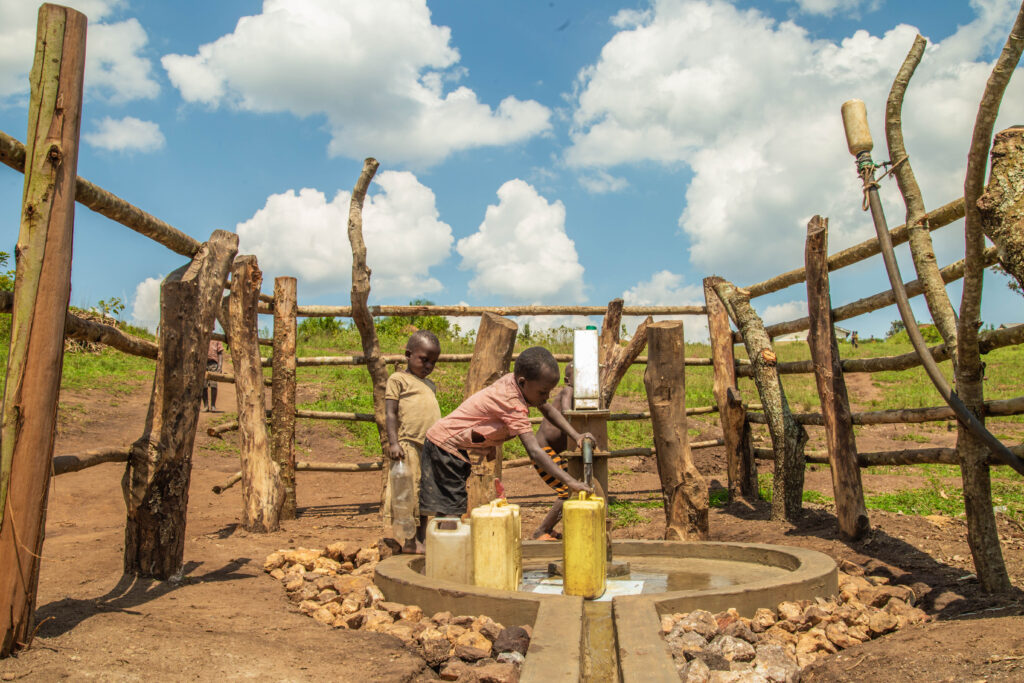 Children Accessing Water