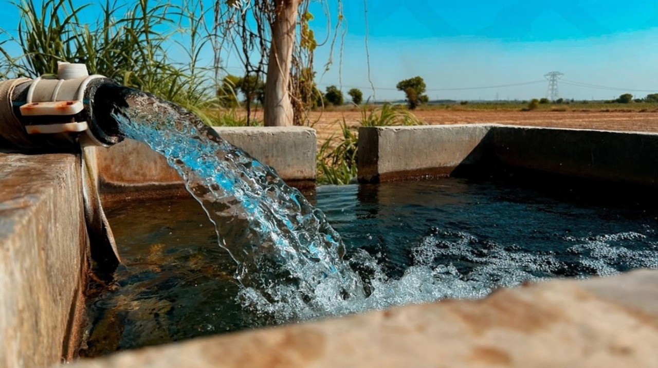 Clean  Spring Well Water